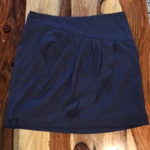 Deep Eggplant Mini Skirt
